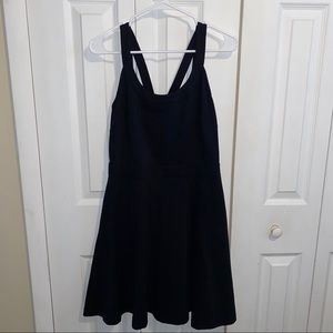 Knee Length Strap Dress w/Pockets
